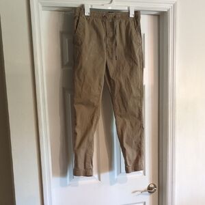 GAP Tan Chinos Relaxed Fit Cotton Blend